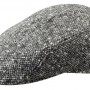 Casquette plate Madison Donegal Stetson tweed noir
