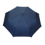Parapluie pliant femme automatique bleu petite bordure