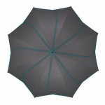 Parapluie pliant mixte automatique Sunflower Pierre Cardin gris et turquoise
