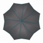 Parapluie droit mixte automatique Sunflower Pierre Cardin gris et turquoise