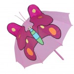 Parapluie droit enfant automatique papillon
