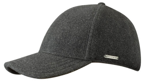 Casquette baseball Vaby Earflaps Stetson anthracite