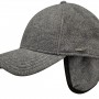 Casquette baseball Vaby gris Earflaps Stetson