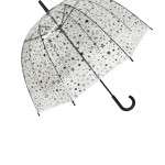 Parapluie cloche femme transparent étoiles