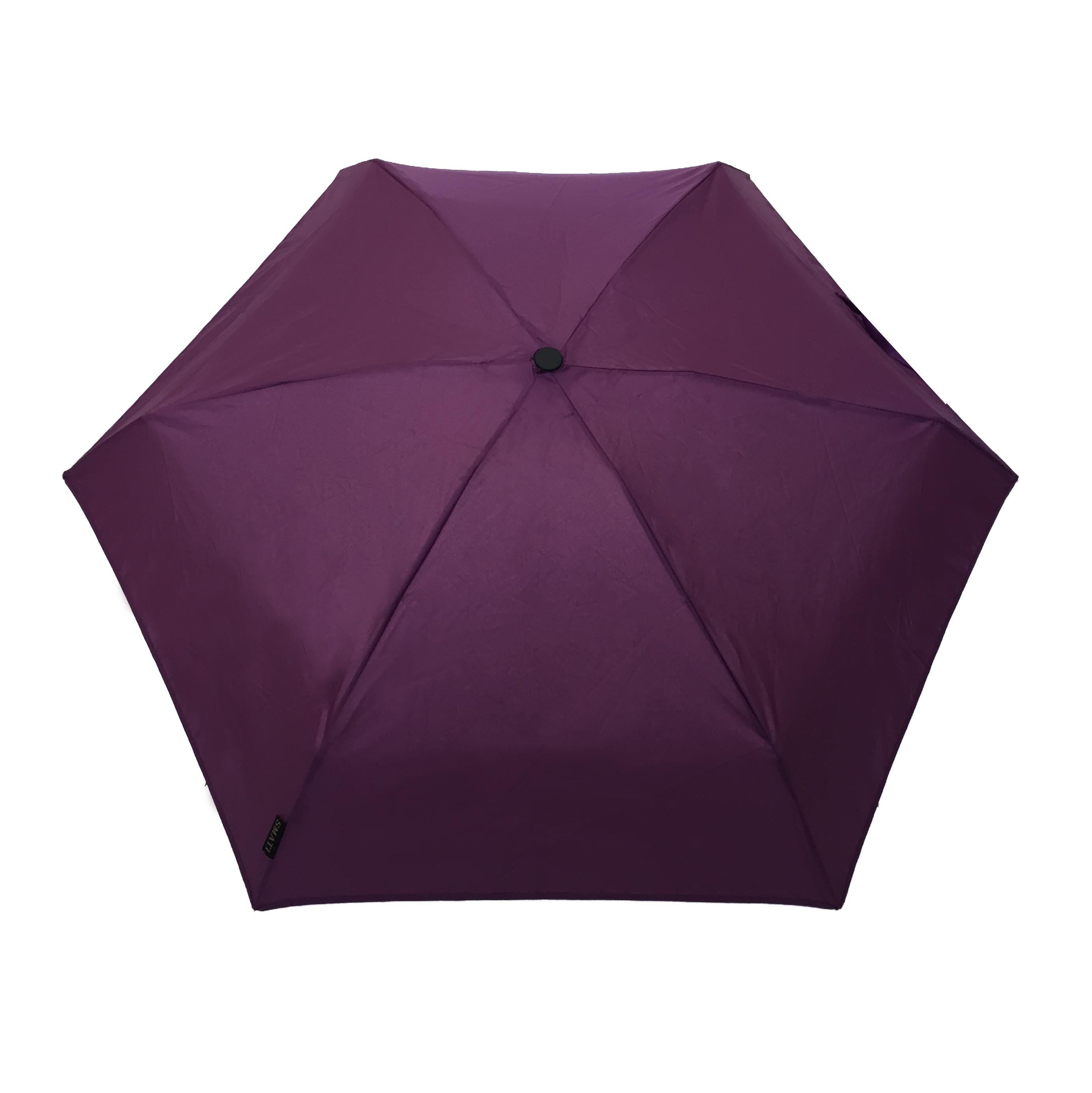 Parapluie pliant ultra-léger prune automatique