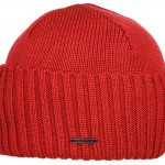 Bonnet en tricot Northport Merino Wool Stetson rouge