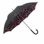 Parapluie droit femme automatique pétale