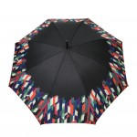 Parapluie droit femme automatique Geometric Colors