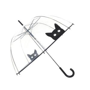 Parapluie cloche chat femme automatique transparent