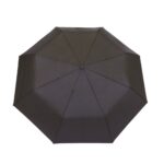 Parapluie pliant homme automatique noir poignée en gomme
