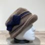 Chapeau cloche marron doublure polaire