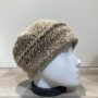 Toque beige doublée fantaisie