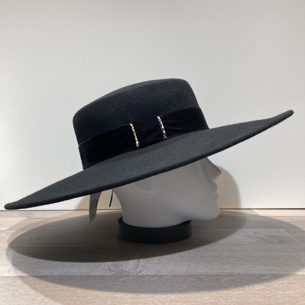 Chapeau En Feutre De Laine Noir - Marque Fallenbrokenstreet - Taille S/M - Occasion Décontracté