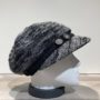 Casquette gavroche noir élastiquée doublure polaire