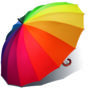 Parapluie droit golf mixte multicolore