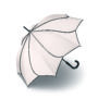 Parapluie droit mixte automatique Sunflower Pierre Cardin blanc