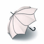 Parapluie droit mixte automatique Sunflower Pierre Cardin blanc