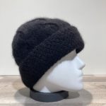 Bonnet angora noir