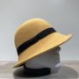 Cloche feutre laine moutarde