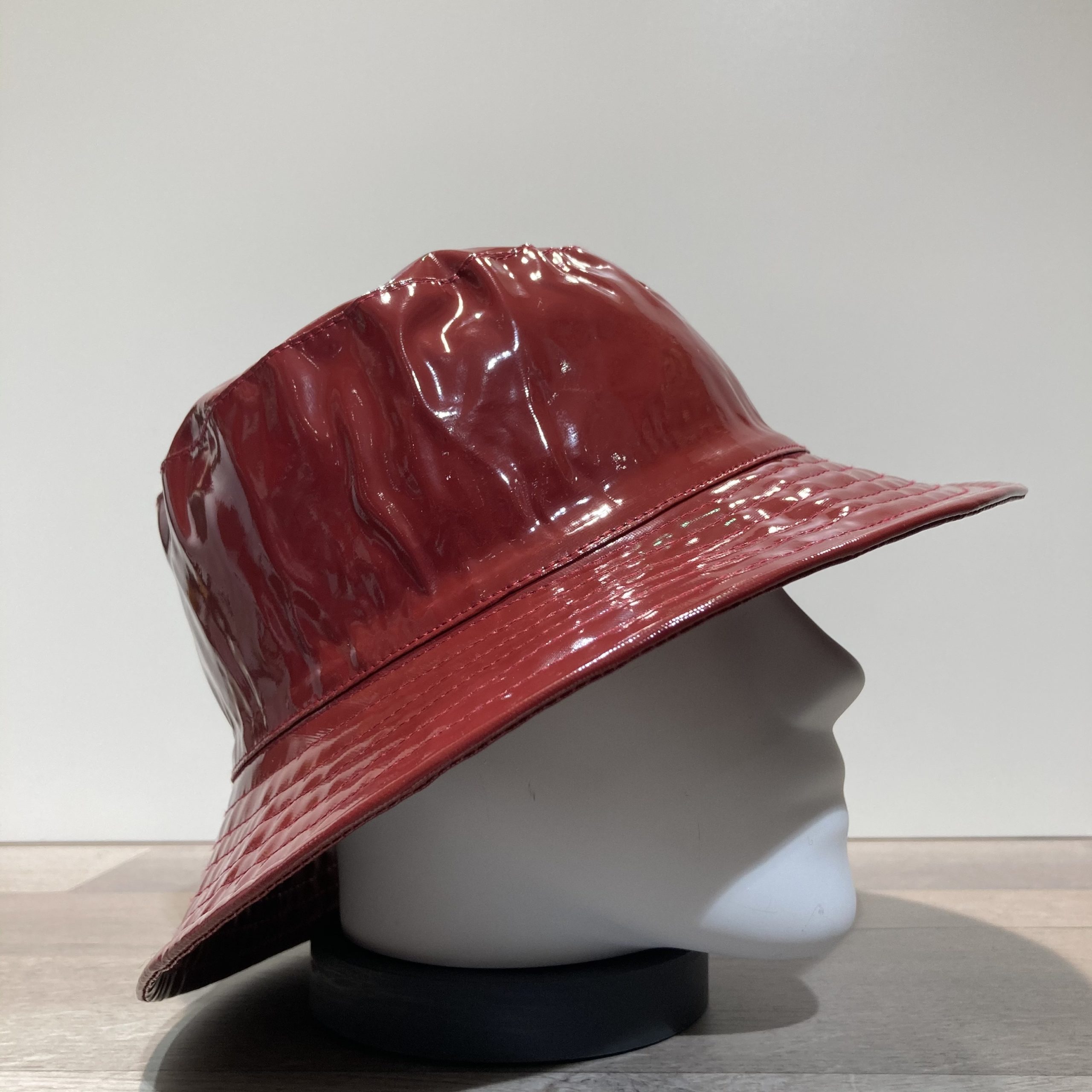 Chapeau de Pluie Femme Rouge Bordeaux Reny Doublure Coton Nyls  Création-Taille