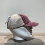 Casquette baseball bordeaux ajourée ajustable