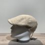 Casquette lin beige