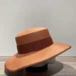 Chapeau canotier brique ajustable