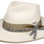 Chapeau Rivalo Traveller Stetson blanc crème
