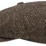 Casquette Gavroche Hatteras Shetland Wool Stetson marron