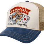 Casquette Trucker Cap Gambling Grifter Stetson bleu