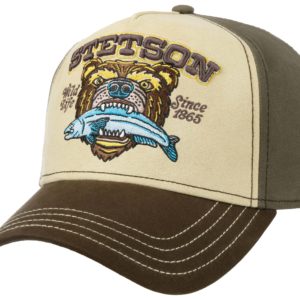 Casquette Trucker Wild Life Since 1865 Stetson beige-marron
