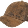 Casquette baseball Rawlins Stetson cuir marron